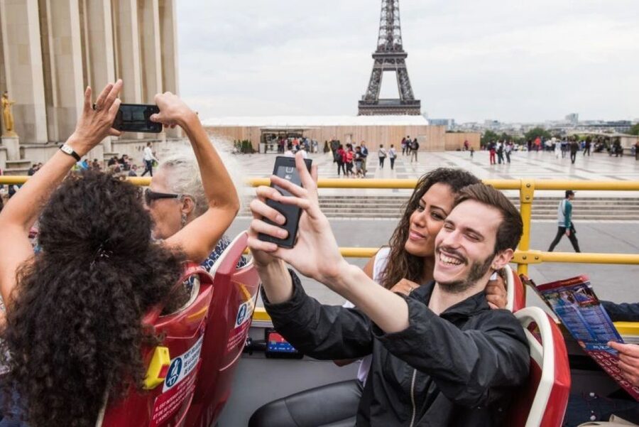 Paris: Eiffel Tower, Hop-On Hop-Off Bus, Seine River Cruise - Reaching the Eiffel Tower’s second floor