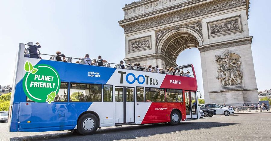 Paris: Tootbus Hop-on Hop-off (Optional River Cruise) - Reading the Blue Line from Opera to Notre-Dame