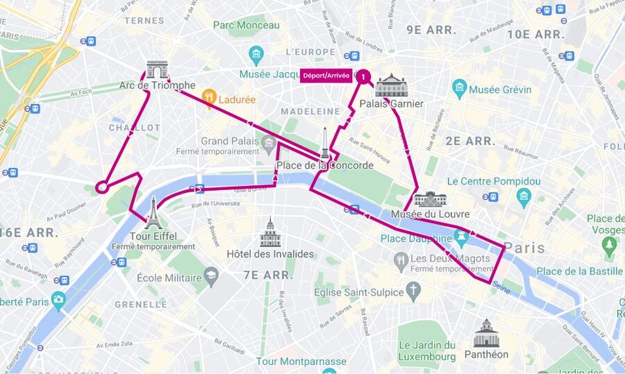 Paris: Tootbus Kids Bus Tour Experience - From Opéra to the Louvre