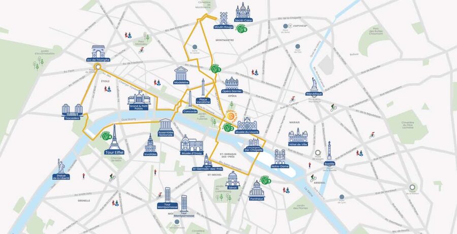 Paris: Tootbus Panoramic by Night Bus Tour with Audioguide - Key points to know before you board