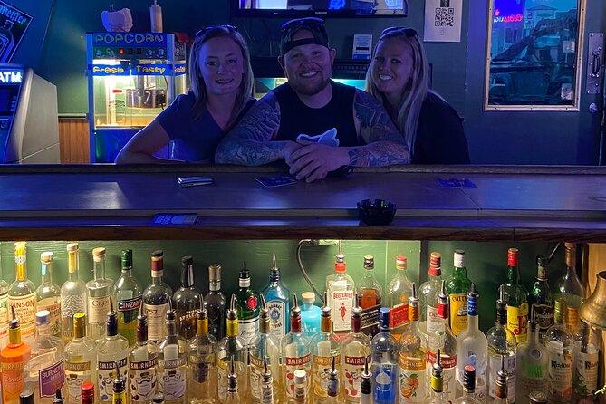 Party Bus Dive Bar Bus Crawl l - Townline Lounge: drinks beside the water