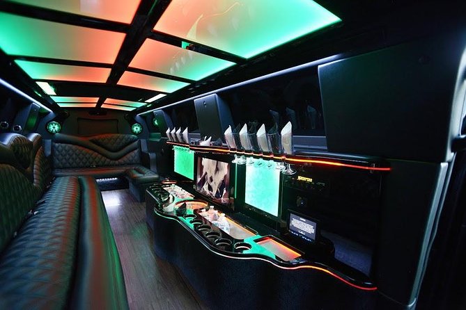Party Bus Luxury Sprinter Limos - Planning the pickup at Seminole Hard Rock