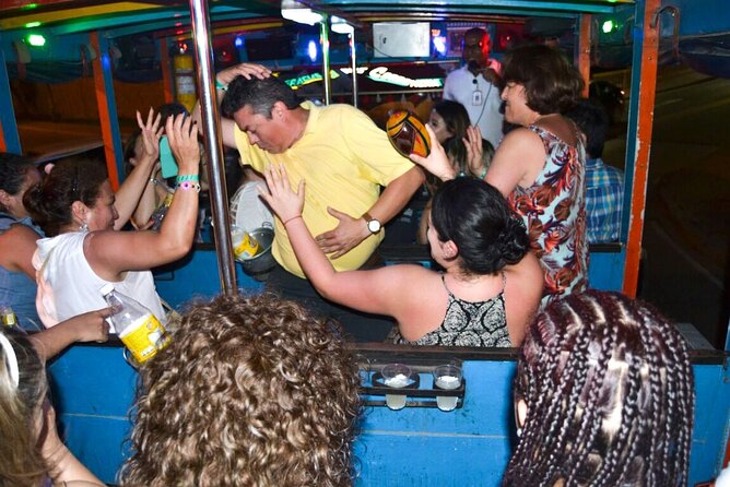 Party Bus Tour - Boarding a traditional party bus