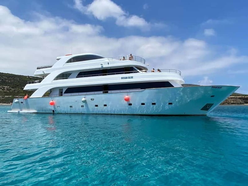 Polis: Blue Lagoon Boat Tour with bus from Paphos - From Paphos hotels to Latchi Harbour