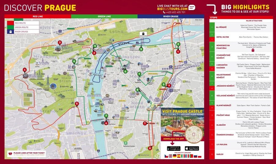 Prague: Big Bus Hop-on Hop-off, Castle Tour and River Cruise - My booking advice