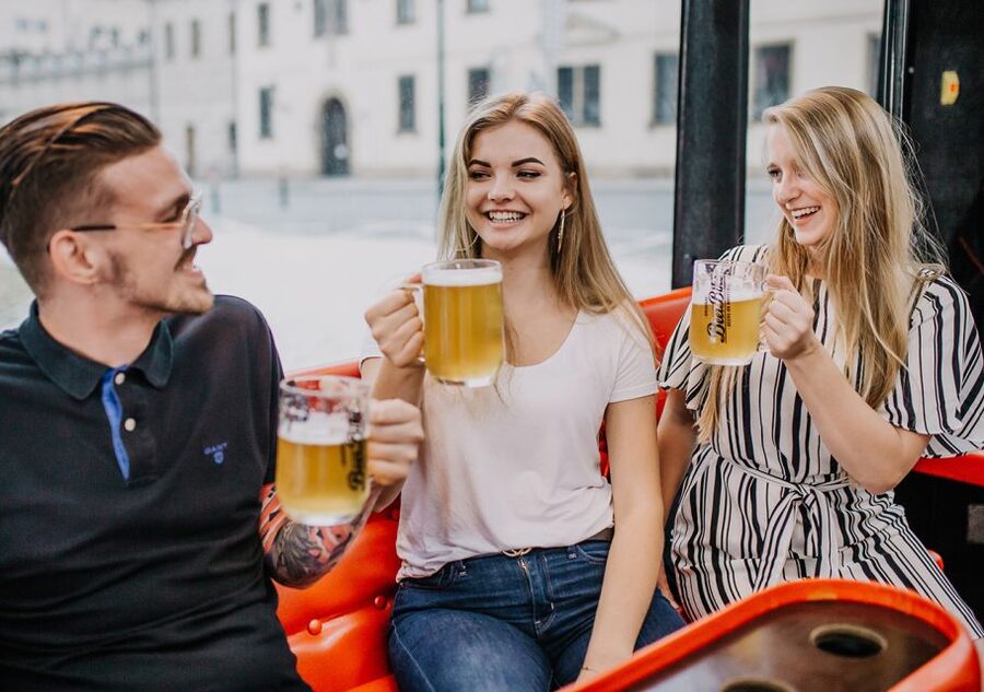 Prague: Party Beer Bus - What the Prague Party Beer Bus actually feels like