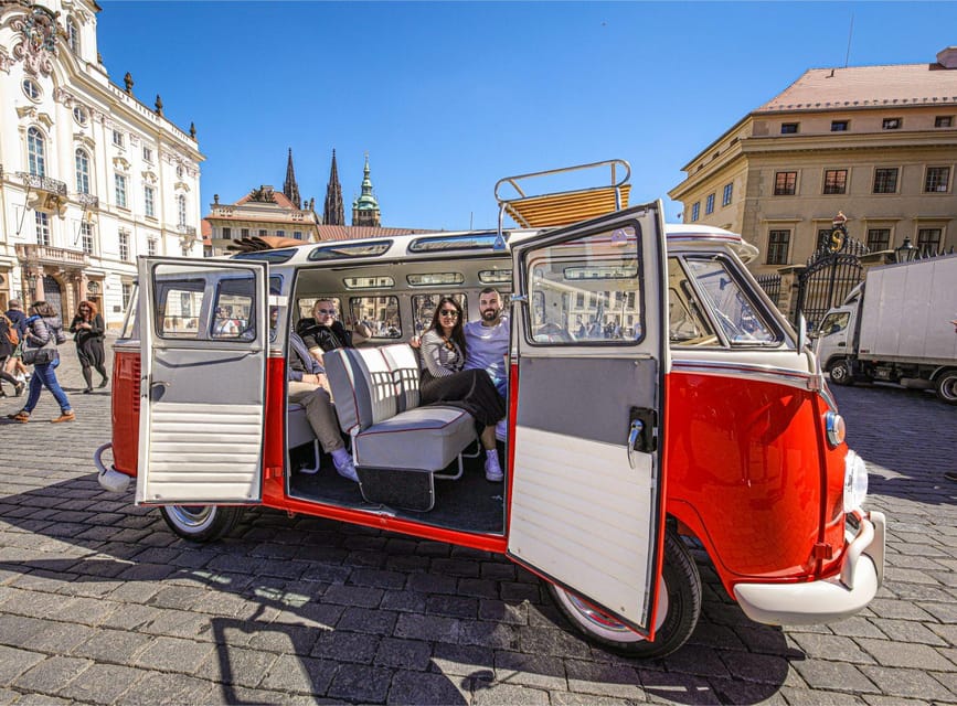 Prague: Private Sightseeing Tour in original VW Samba bus - The photo stops are more than quick roadside pauses