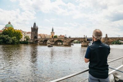 Vltava River Lunch Cruise in an Open-Top Glass Boat