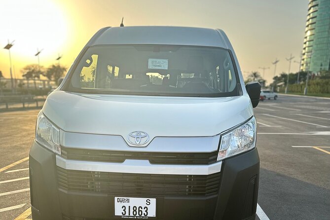 Private Mini Bus Rental With Driver In Dubai - Up to 12 people changes the value