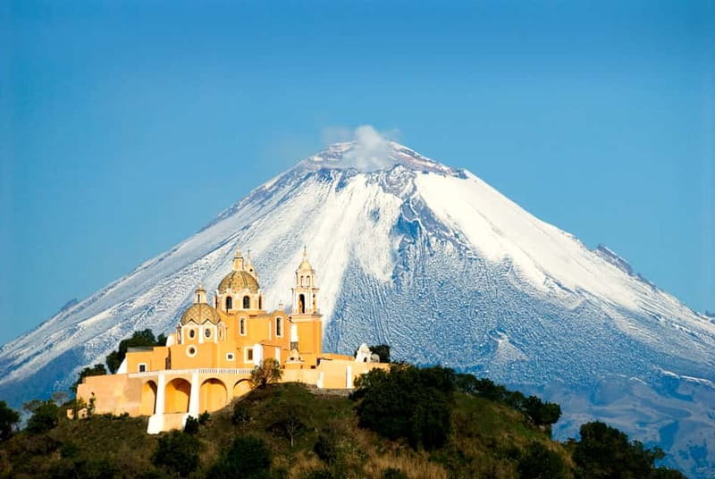 Puebla: Cholula Magical Town Tour by Double-Decker Bus - San Pedro Cholula and the San Gabriel Convent