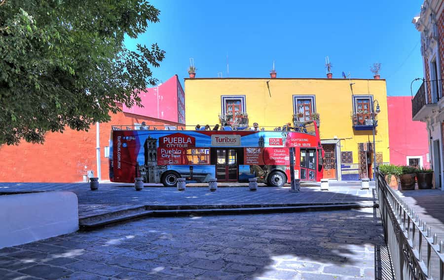 Puebla: Hop-on Hop-off City Tour and Observation Wheel - Analco, San Francisco, and Beato San Sebastián Aparicio