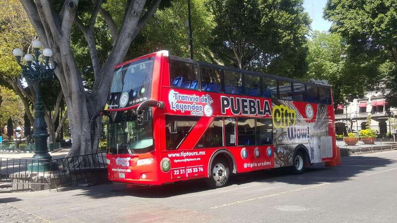 Puebla Sightseeing Tour by Double-Decker Tram - Palafoxian Library and Puebla’s historic core