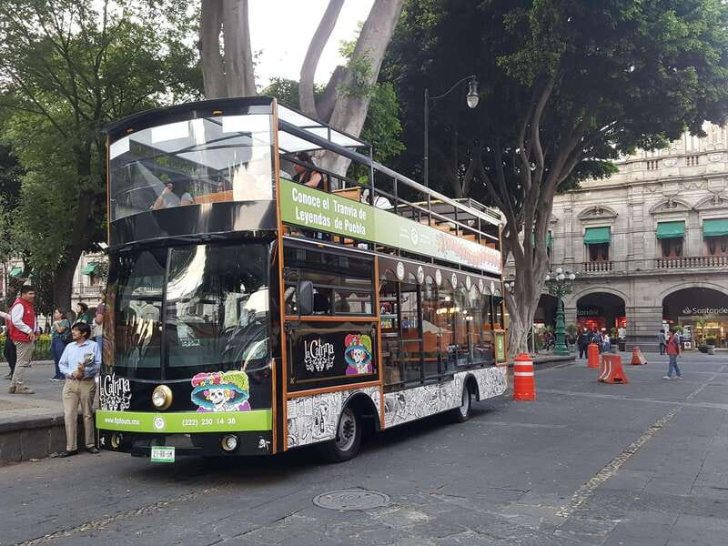 Puebla Sightseeing Tour by Double-Decker Tram - The Cathedral and City Hall
