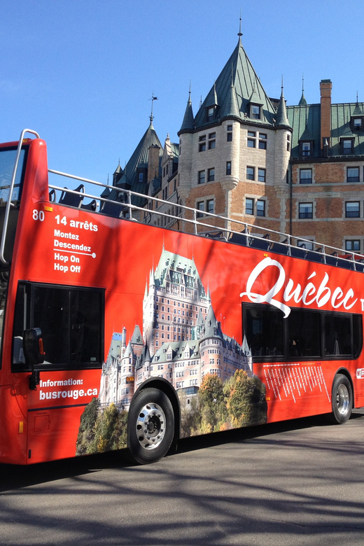 Quebec City: Hop-on Hop-off Open-Top Double Decker Bus Tour - Centre des Congrès and Observatoire de la Capitale