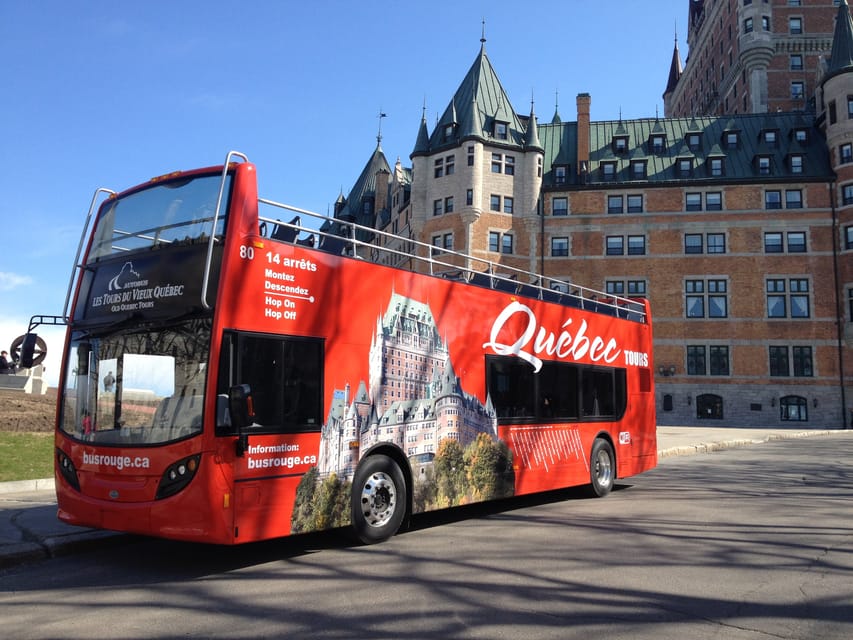 Quebec City: Hop-on Hop-off Open-Top Double Decker Bus Tour - Place d’Armes and Château Frontenac