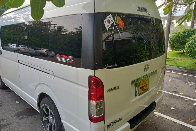 Rent Van (Mini Bus) with Driver in Sri Lanka - What is not included in the $128 price