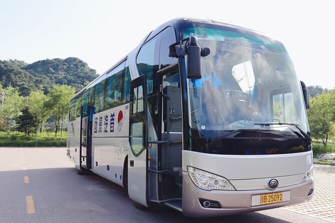 Return Bus to Mutianyu Great Wall - The bus ride to the wall