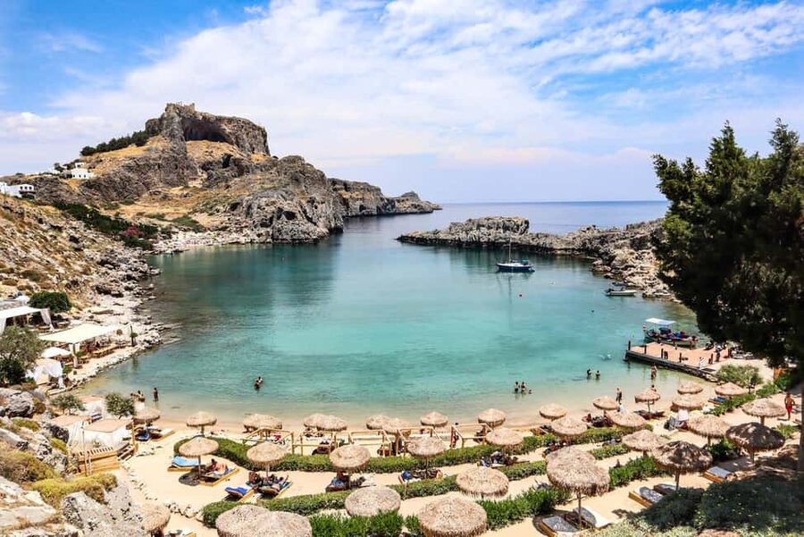 Rhodes: Guided Bus Tour to Lindos Village & Seven Springs - The highlights at a glance