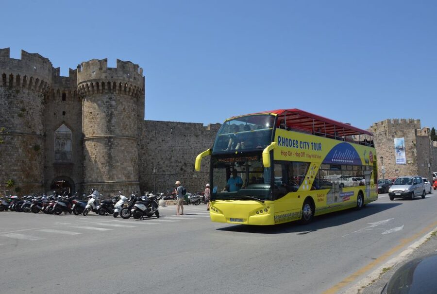 Rhodes: Hop-On Hop-Off City Tour Bus - The audio guide and what to bring