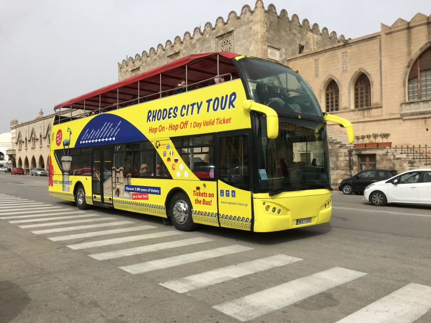 Rhodes: Hop-On Hop-Off City Tour Bus - Starting at Mandraki Harbor and the waterfront