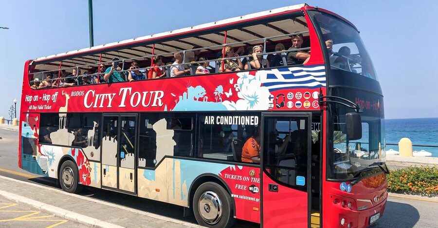 Rhodes: Hop-On Hop-Off Sightseeing Bus Tour - Key points to know before you board
