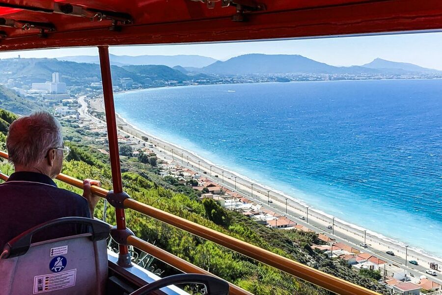 Rhodes: Hop-On Hop-Off Sightseeing Bus Tour - Audio commentary, seating, and comfort