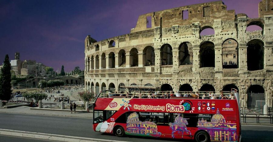 Rome: City Highlights Open-Top Bus Night Tour - Key points to know before you go
