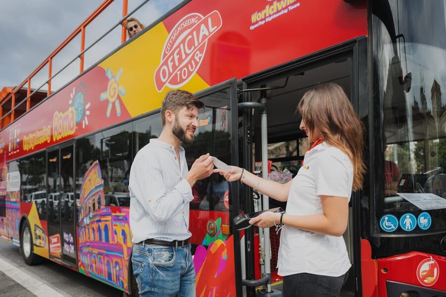 Rome: City Sightseeing Hop-on Hop-off Bus with Audioguide - Key points to know before you board