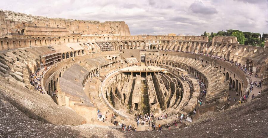 Rome: Colosseum, Roman Forum, Palatine Hill & Hop-on Hop-off - Walking through the Roman Forum