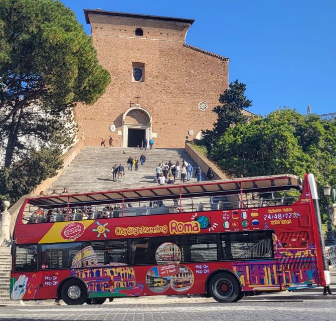 Rome: Hop-On Hop-Off Bus, Roman Forum & Colosseum Tour - Using the open-top bus after Ancient Rome