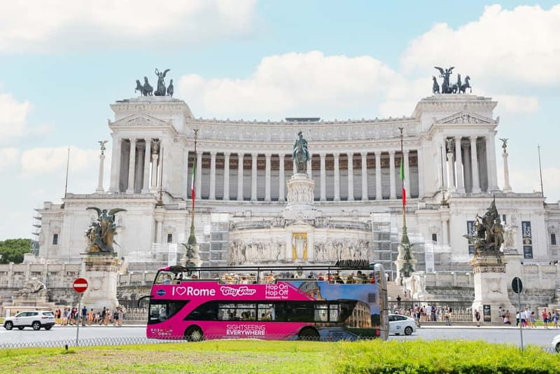 Rome: Hop-on Hop-off Sightseeing Bus Tour with Audioguide - Key points to know before boarding