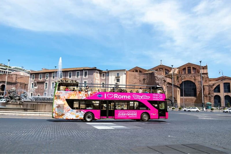 Rome: Hop-on Hop-off Sightseeing Bus Tour with Audioguide - Circus Maximus and the Mouth of Truth area