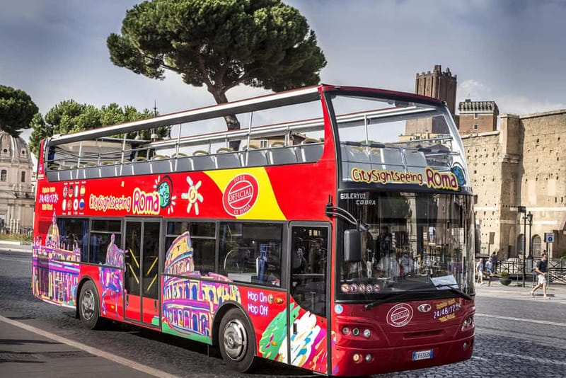 Rome Hop On Hop Off Tour from Civitavecchia by Train - The real problem: waiting for the next bus