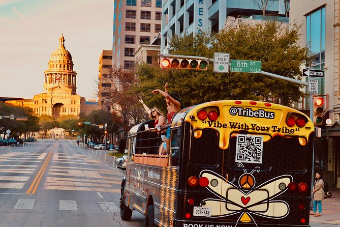 Roofless Party Bus Tour in Downtown Austin - East Austin, South Lamar, and local flavor