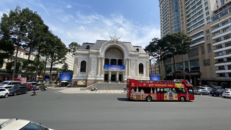 Saigon: City Sightseeing Hop-On Hop-Off Bus Tour - The upper deck, audio, and weather