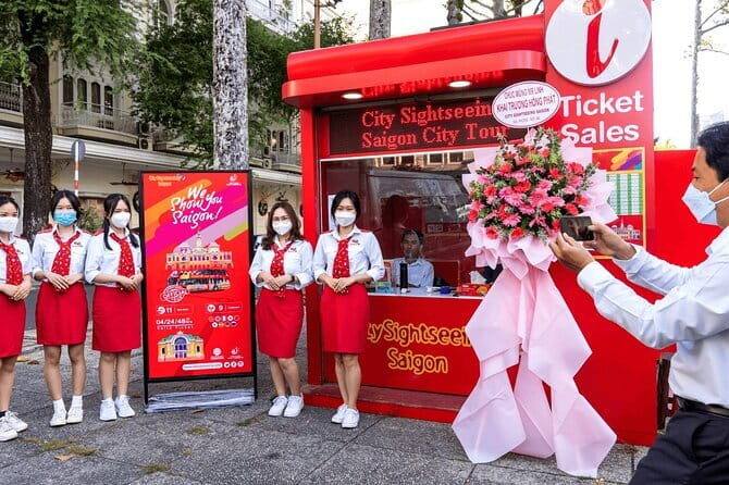 Saigon Sightseeing Double - Decker Bus | Ho Chi Minh City - Nha Rong Wharf and the Tran Hung Dao Statue