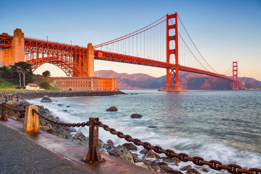 San Francisco: Alcatraz Island & 48-Hour Hop-On Hop-Off Tour - The open-top bus route, from the Embarcadero to the Golden Gate