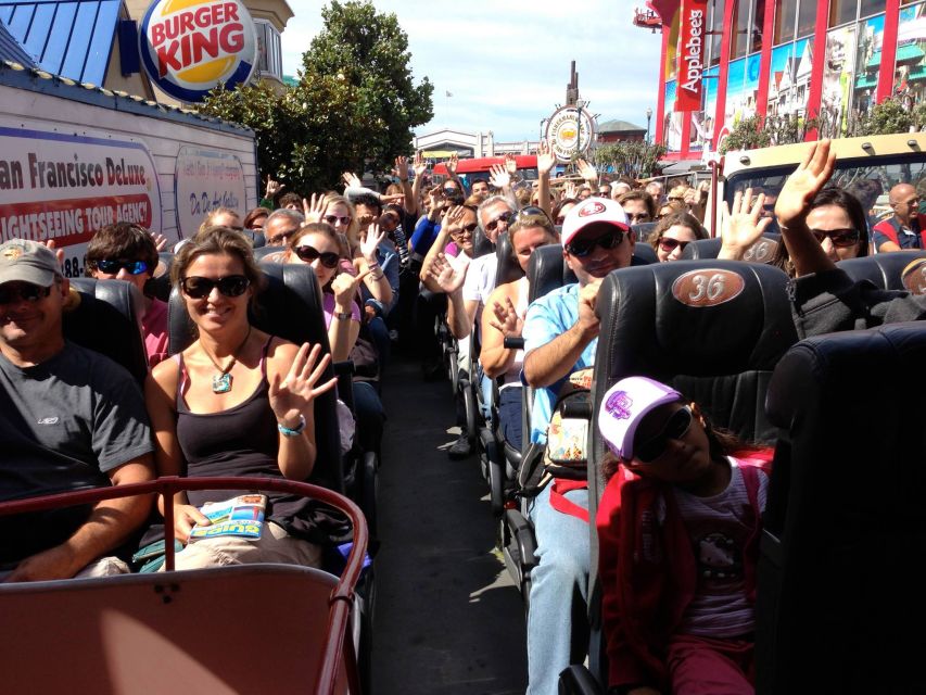 San Francisco: Hop-On Hop-Off Deluxe Bus Tour with 20 Stops - Start at Union Square or join along the way