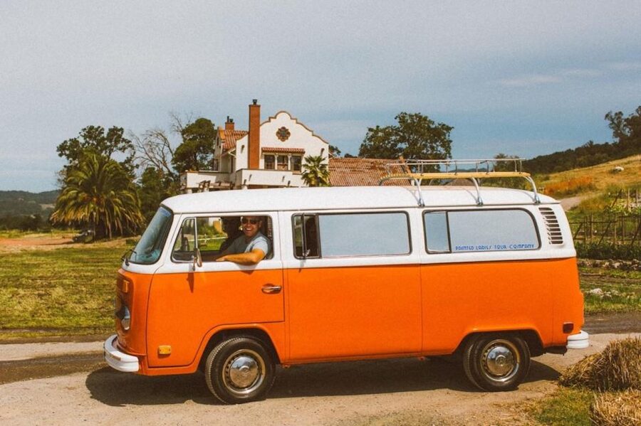 San Fransisco: Vintage VW Bus Wine Country Tour Small Group - Carneros views and a final tasting