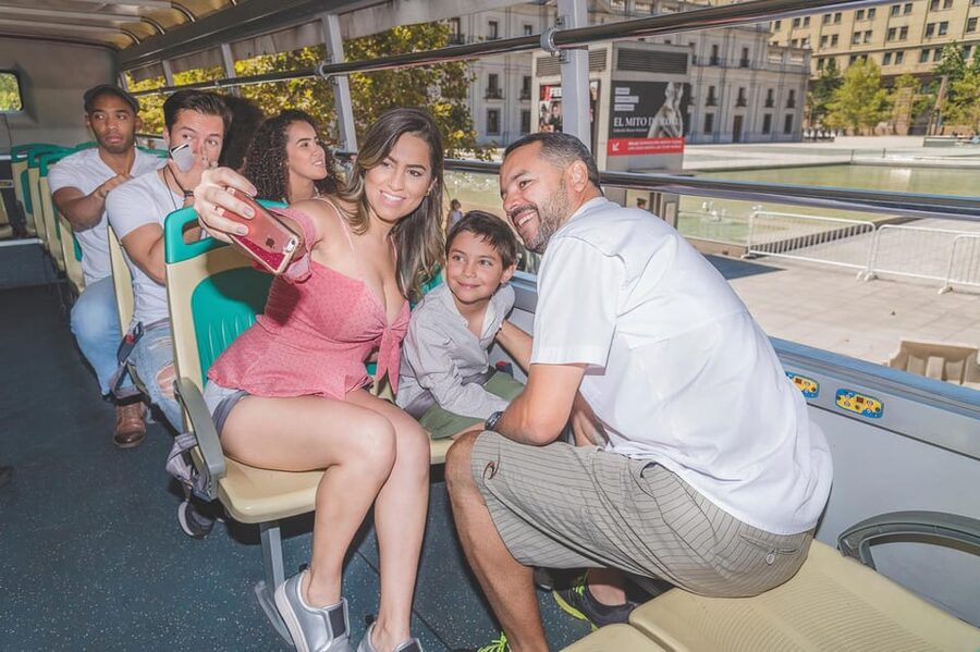 Santiago: 1-Day Hop-On Hop-Off Bus and Cable Car Ticket - Audio, comfort, and practical limits