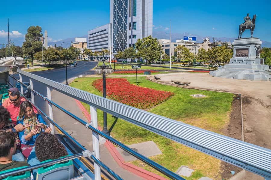 Santiago: 1-Day Hop-On Hop-Off Bus and Cable Car Ticket - Providencia, Aviation Plaza, and Costanera Center