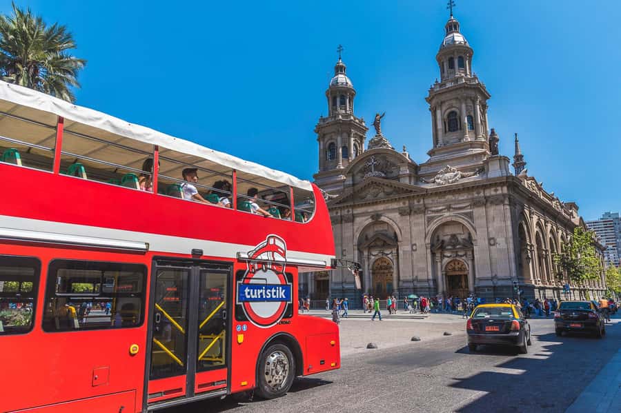 Santiago: Hop-on Hop-off Bus Day Ticket with Audio Guide - Walk through Bicentenario Park in Vitacura