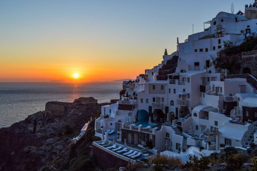Santorini Island Bus Tour and Caldera Sunset Cruise - Guides make the packed schedule easier