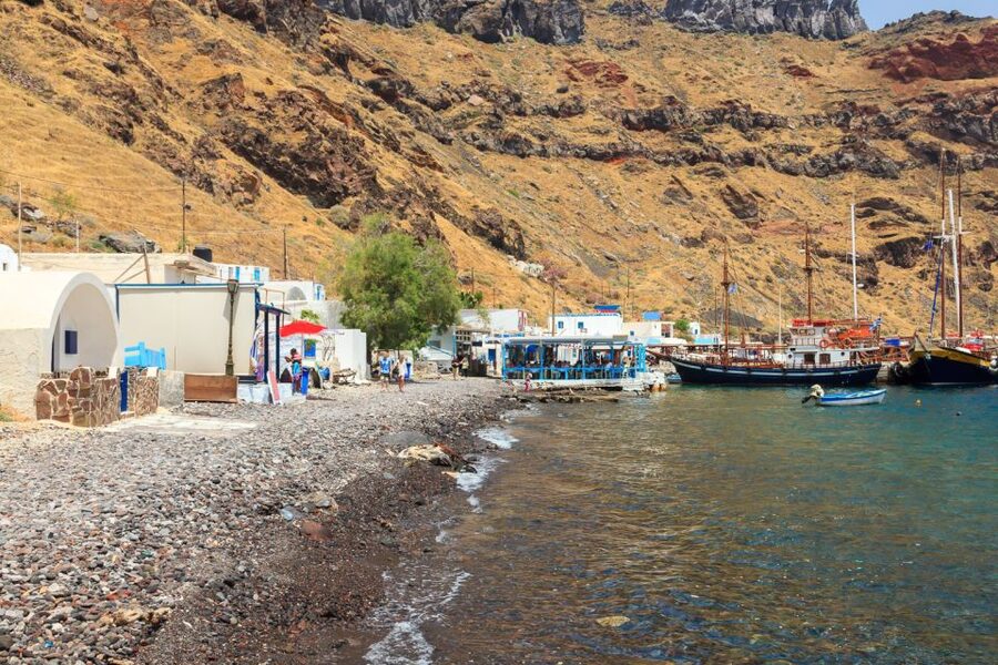 Santorini Island Bus Tour and Caldera Sunset Cruise - Thirasia depends on the season