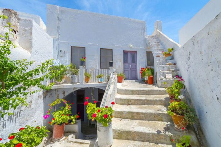 Santorini Island Bus Tour and Caldera Sunset Cruise - Prophet Elias gives you the island at a glance