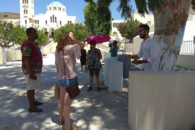 Santorini: Traditional Sightseeing Bus Tour with Oia Sunset