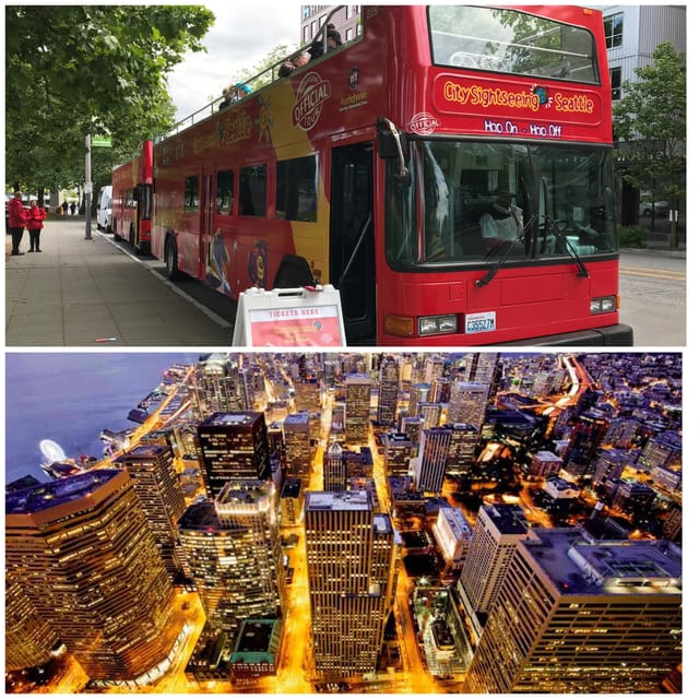 Seattle: Hop-on Hop-off Bus Tour and Sky View Observatory - Waterfront stops connect cruises, piers, and city views