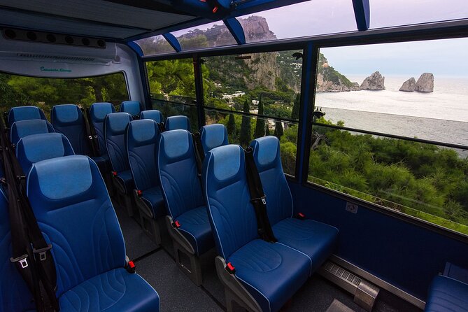 Shared CAPRI Tour - 360° experience by Bus, Boat & Guide - Anacapri first, with two hours to choose your own path