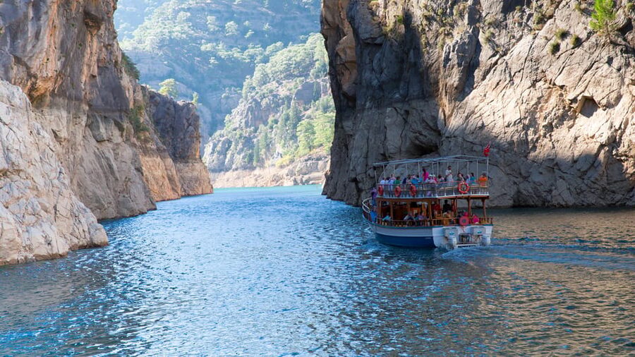 Side: Green Canyon Boat Trip & Bus Safari with Lunch - Orange gardens and village roads