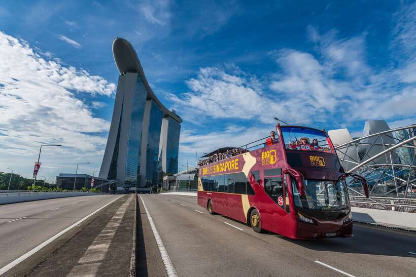 Singapore: Big Bus Hop-On Hop-Off Tour by Open-Top Bus - Red Heritage Route: Chinatown, Little India, and Kampong Glam